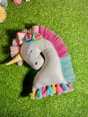 Unicorn Shaped Cushion