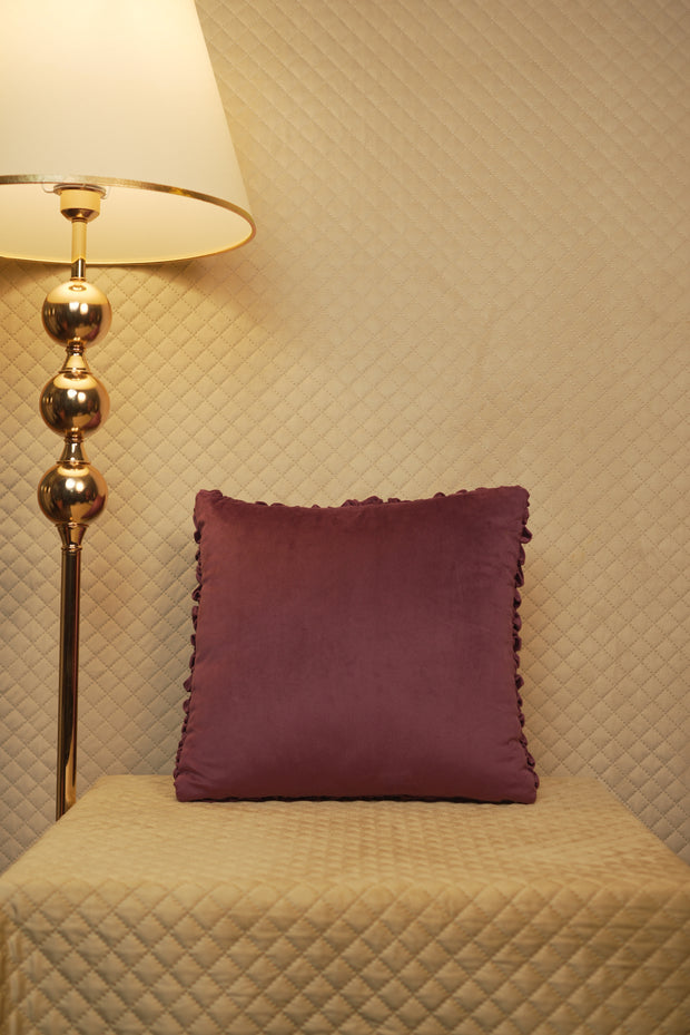 Purple Smocking cushion