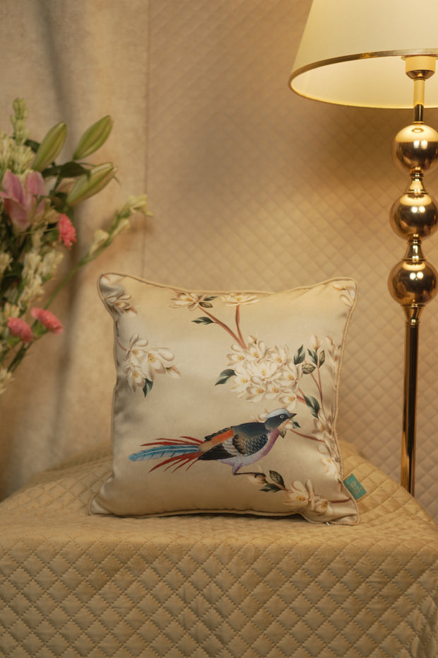 Chinoserie Beige Cushion
