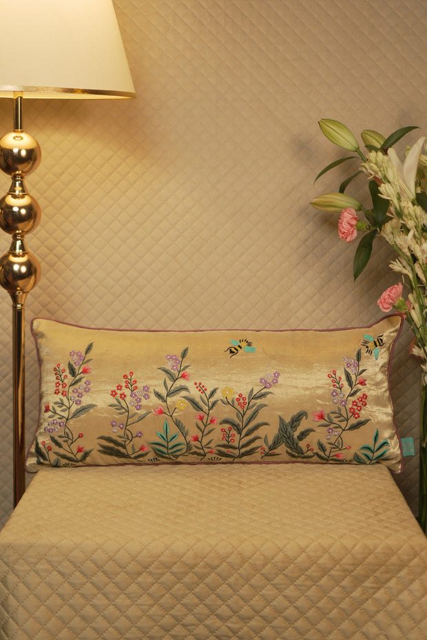 Gulmohar Embroidered cushion