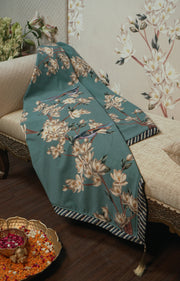 Lilac Bloom Luxe Throw