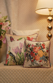 French flower bouquet Cushion Cover