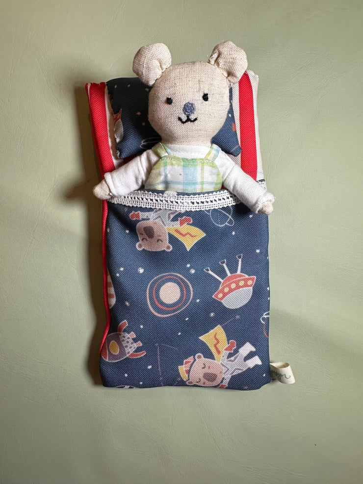 Space Red Doll Bed