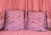 Lilac Striped cushion