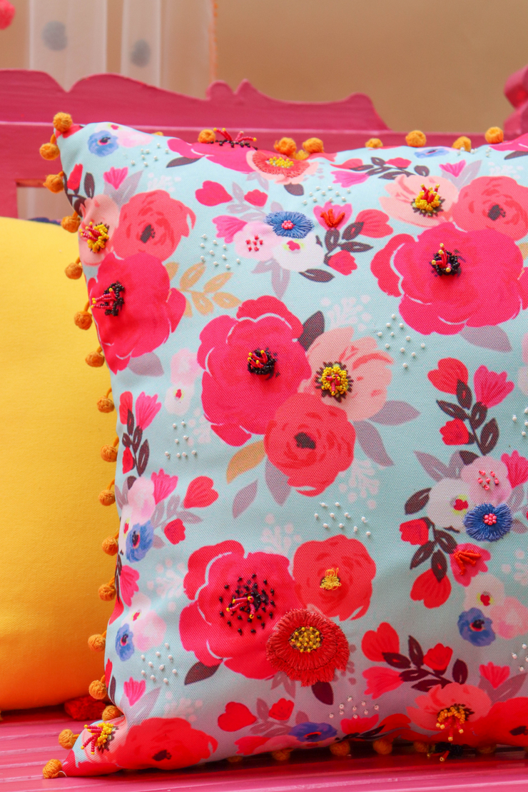 Flora Bloom Cushion Cover