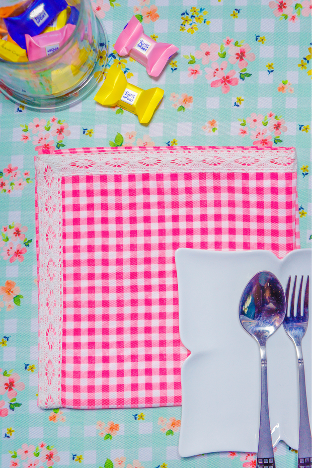Candy Gingham Table Napkin
