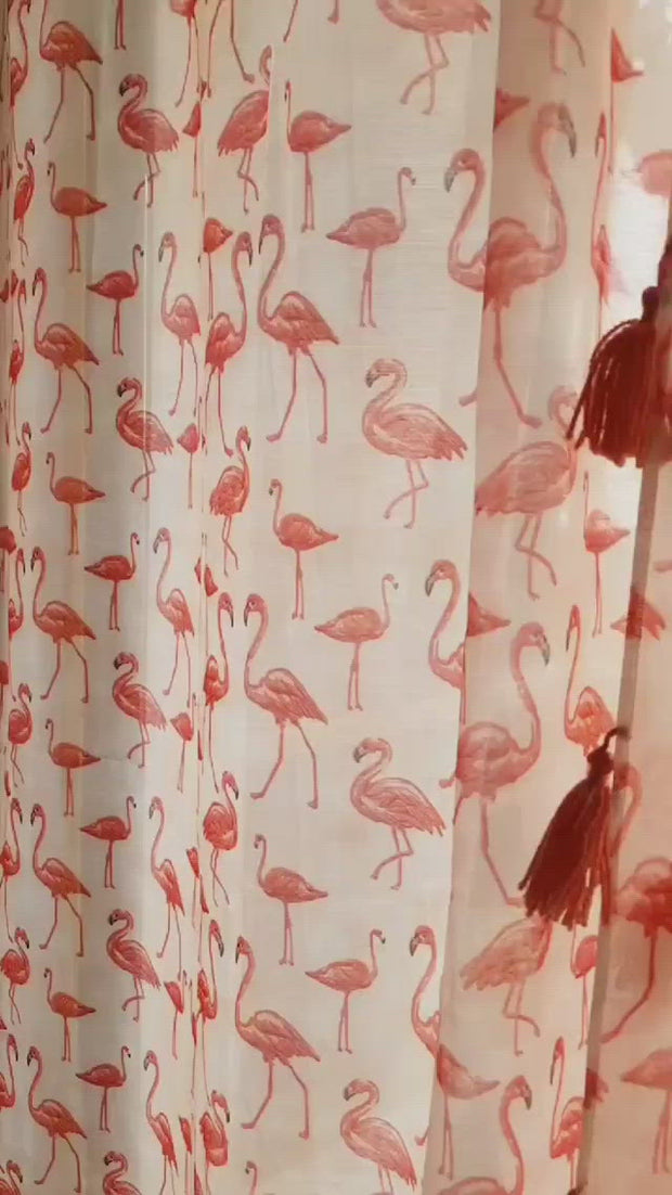 Flamingo Curtain