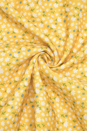Yellow ditsy fabric