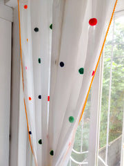 Pompom Glaze Curtain