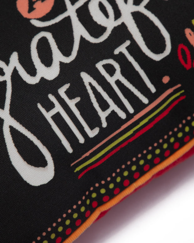 Typographic Square Cushion