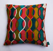 Multi ogee Embroidered Cushion Cover