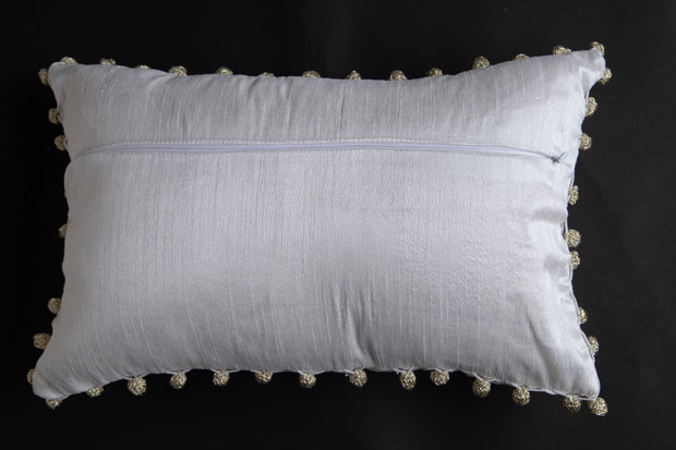 Pearl Embroidered Cushion Cover