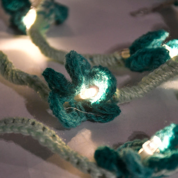 Crochet Flower Fairy Lights
