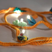 Crochet Flower Fairy Lights