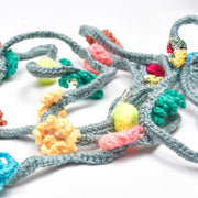 Crochet Flower & Pompom Fairy Lights