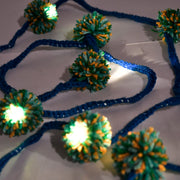 Green pompom Crochet Lights