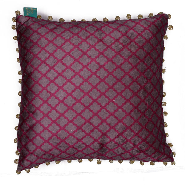 Lilac Mayura Cushion Cover