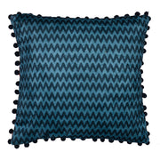 Blue Chevron Cushion Cover
