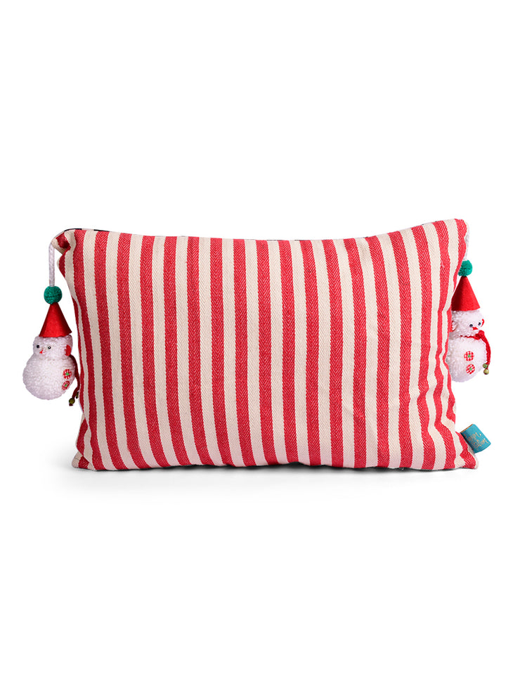 Snowman Candy Cushion Cover