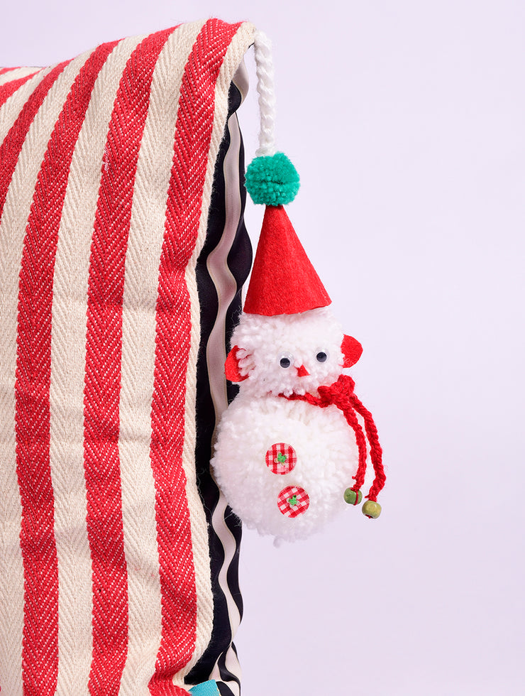 Snowman Candy Cushion Cover