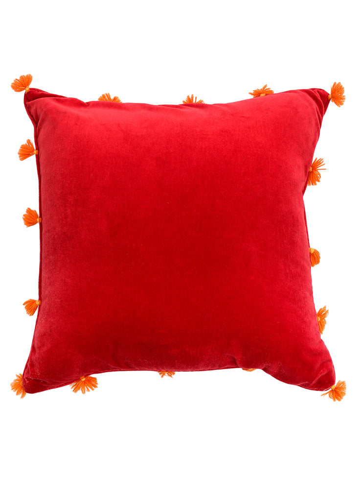 Red Velvet Cushion Cover