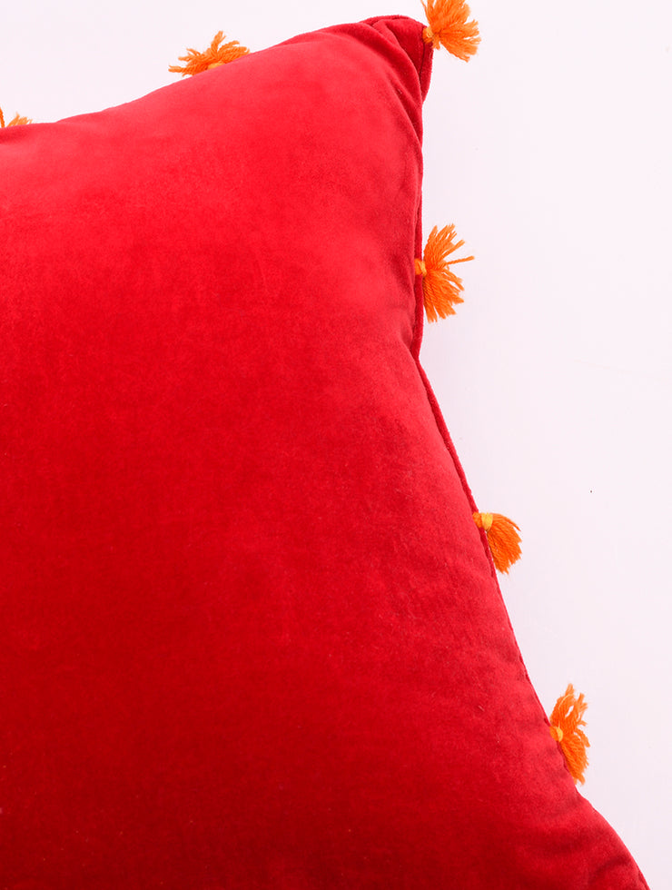 Red Velvet Cushion Cover