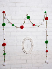 Christmas Pompom Hangings