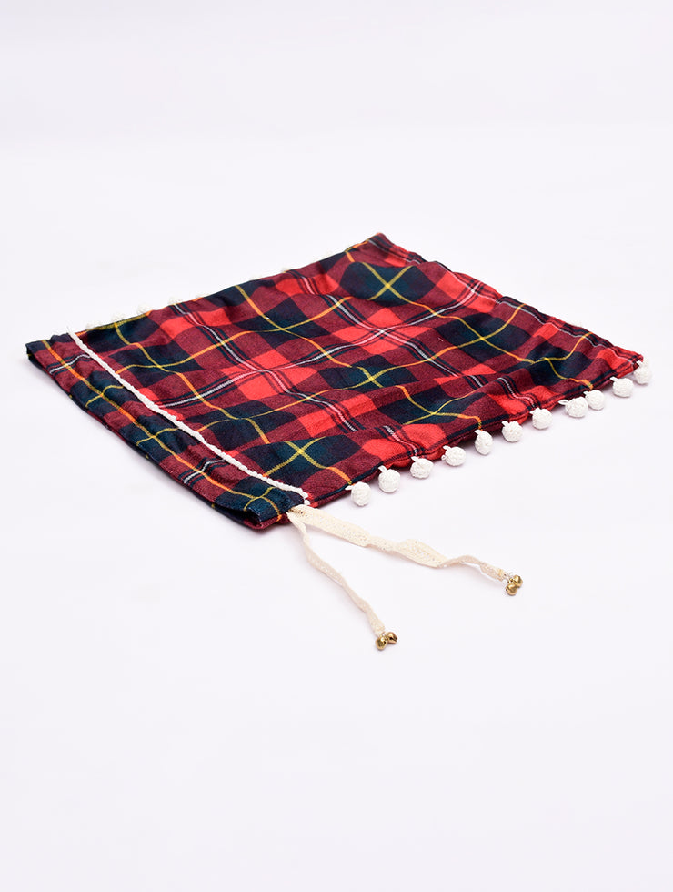 Gingham Tartan Gift cum Storage Bag