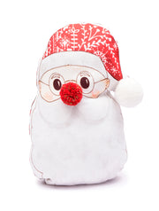 Red Nose Santa Cushion