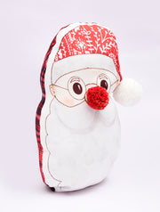 Red Nose Santa Cushion