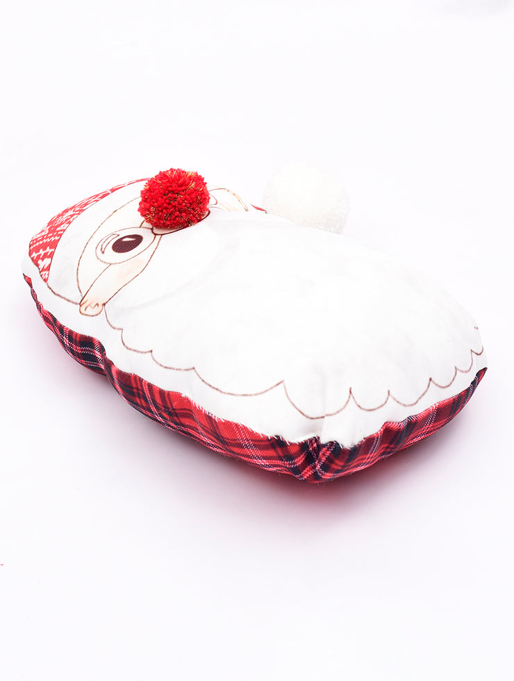 Red Nose Santa Cushion