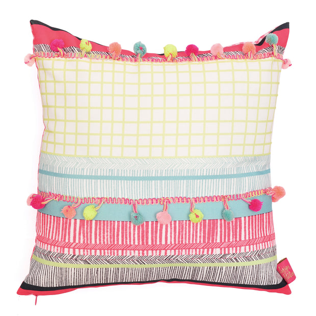 Multichecks Lines cushion Cover