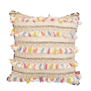 Multi Tassels Cushion Cover