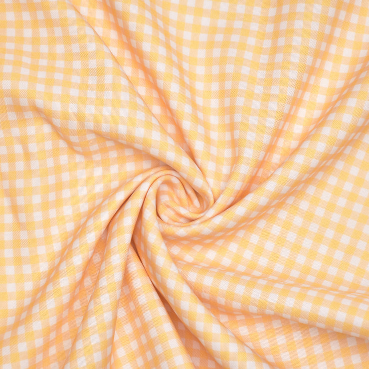 Mango gingham fabric