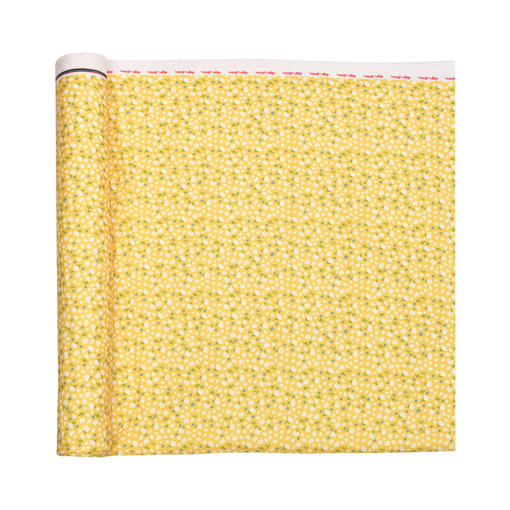 Yellow ditsy fabric