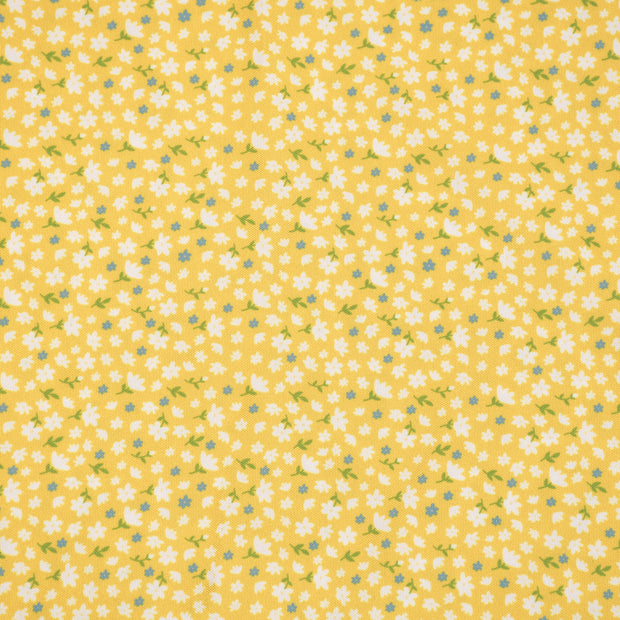 Yellow ditsy fabric