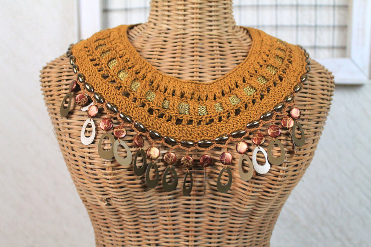 Apricot Handcrafted Neckpiece