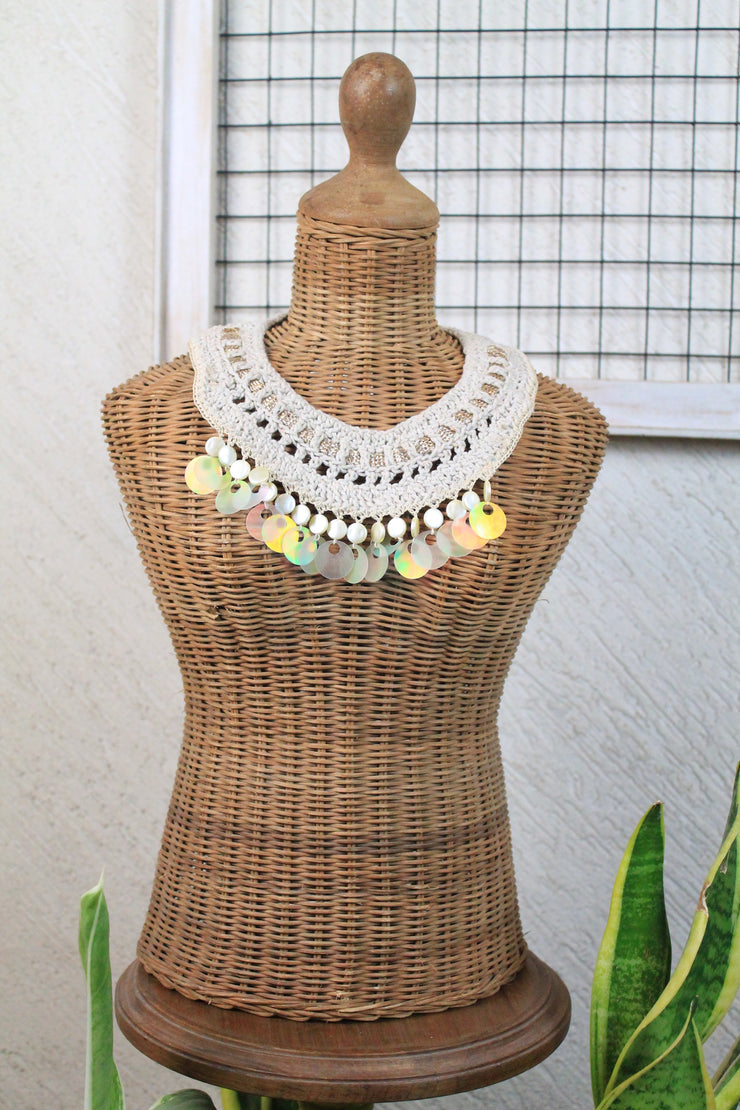 Snowwhite Handcrafted Neckpiece