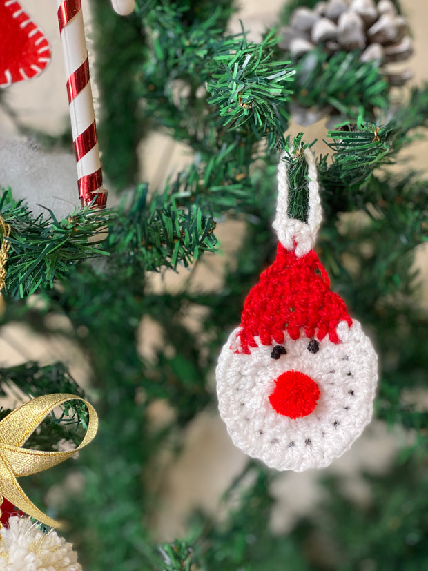 Santa crochet hanging