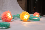 Pastel Pompom Crochet Lights