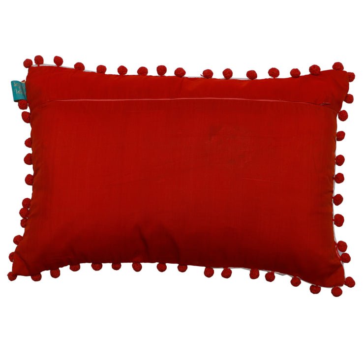 Crewel Embriodered Cushion Cover