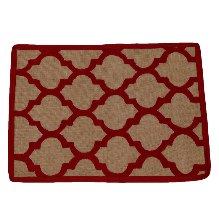 Red Trellis Mats