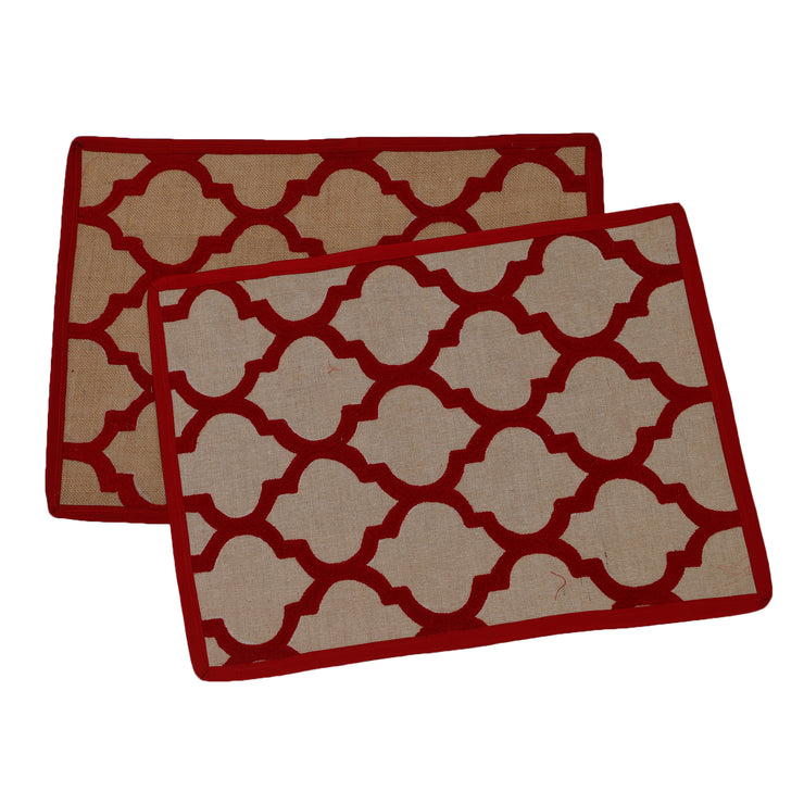 Red Trellis Mats