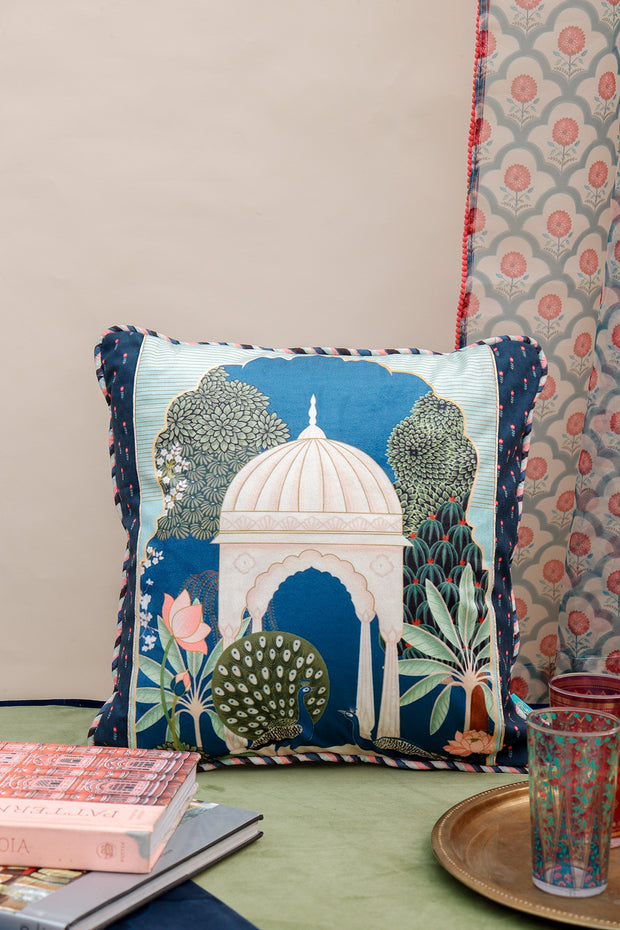 Rani Gumbadh Patched Cushion Cover