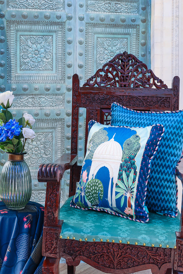 Rani Gumbadh Patched Cushion Cover