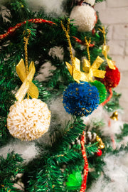 Christmas Tree Hanging Pompom Balls