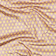 Lilac Ocher Polka Fabric