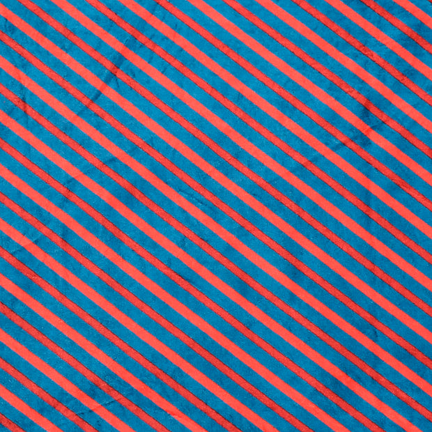 Diagonal Stripes Printed Velvet