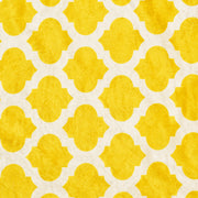 Yellow Trellis Print Canvas