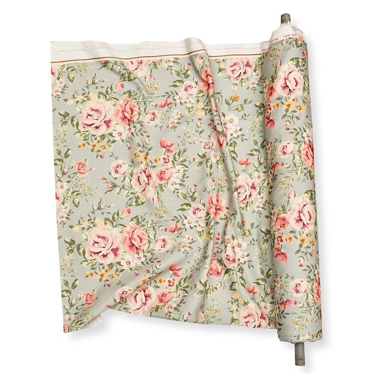 British Rose Pastel Print Fabric